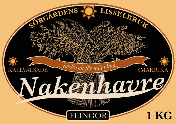 Etikett till mjölpåse